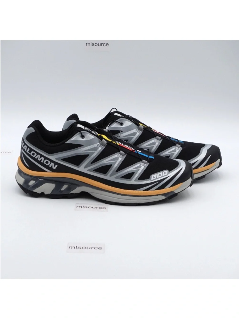 NEW Size 12 Men's Salomon XT-6 Trail Sneakers 477394 Black/Footwear Silver